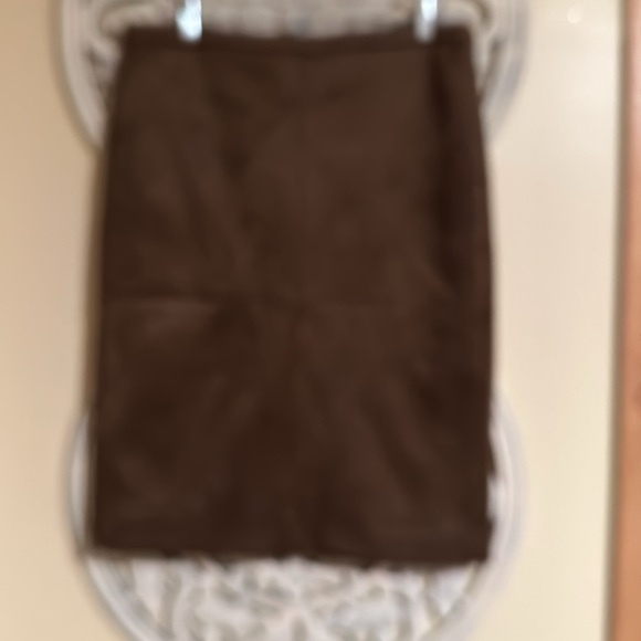 H&M Brown Pencil Skirt Knee-Length Workwear - Picture 7 of 13